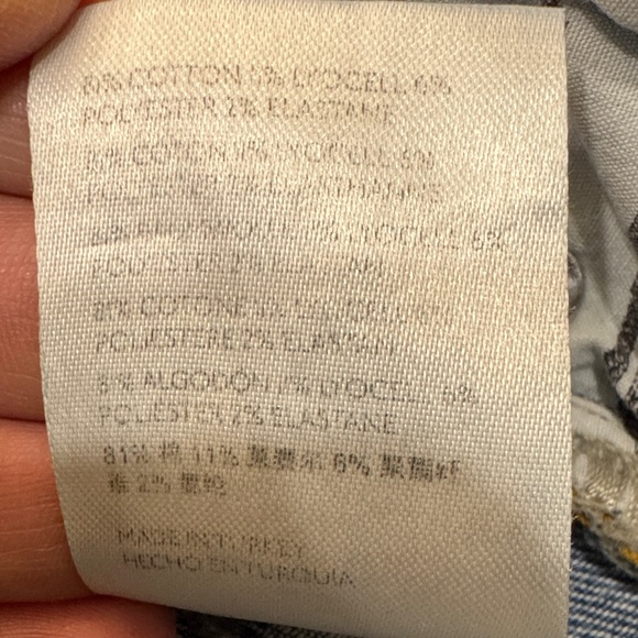 Pilcro and the Letterpress Women's Cropped Relaxed Blue Jeans 26P - Picture 6 of 10